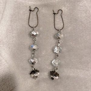 Silver earrings